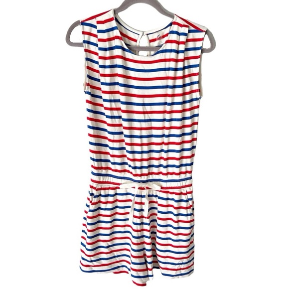 Lou & Grey Romper Women's Small Striped Summer USA Patriotic Playsuit - Picture 1 of 9